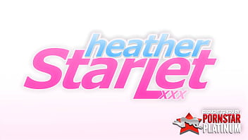 Sarı Saçlı Fahişe Heather Starlet Minik Vibratörle Azgınca Oynuyor!