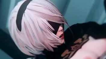 2b’nin En Ateşli Ve Çılgın Hentai Derlemesi